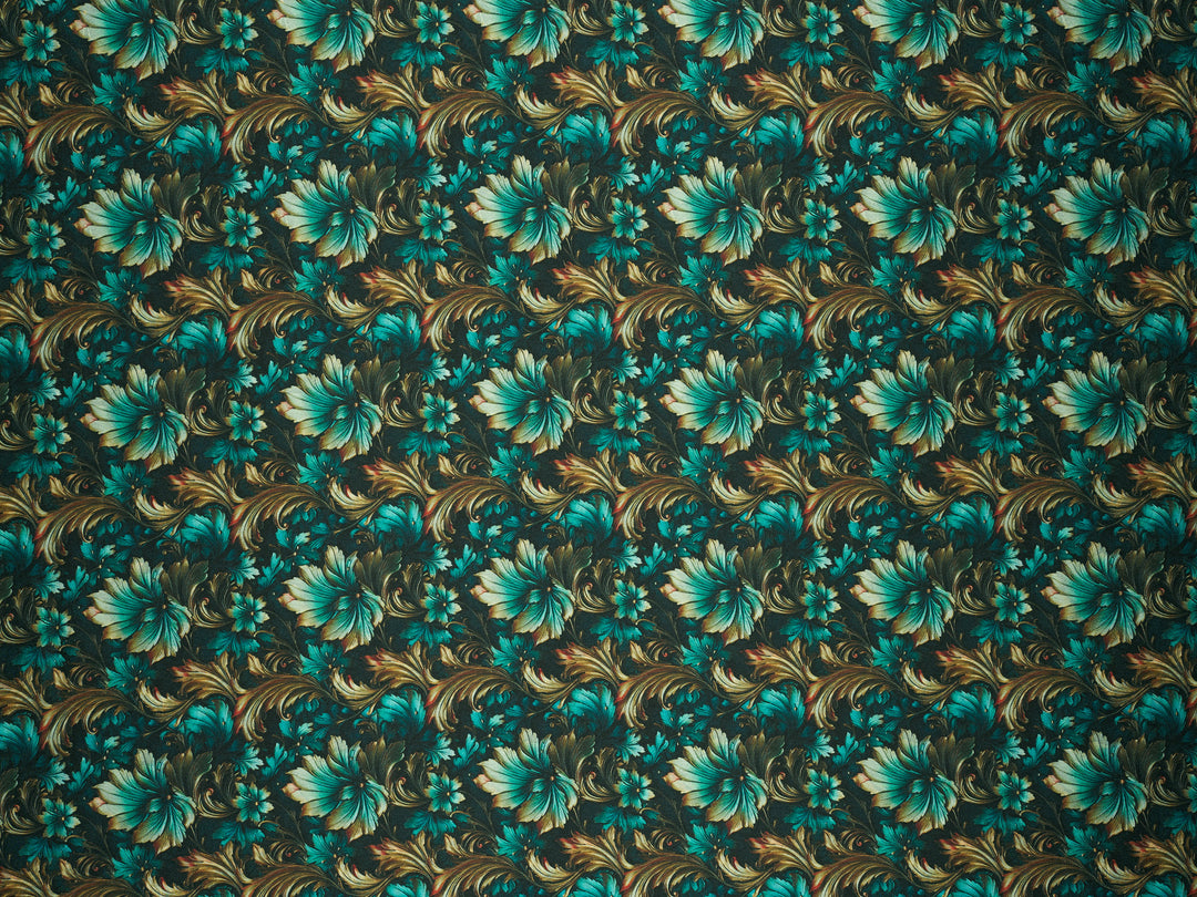 Silky Satin Charmeuse print - fabric by the yard -  double sublimation print
