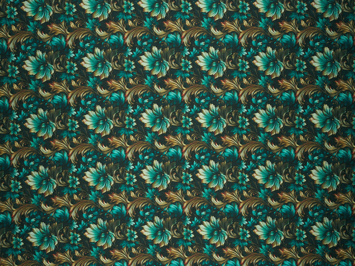 Silky Satin Charmeuse print - fabric by the yard -  double sublimation print