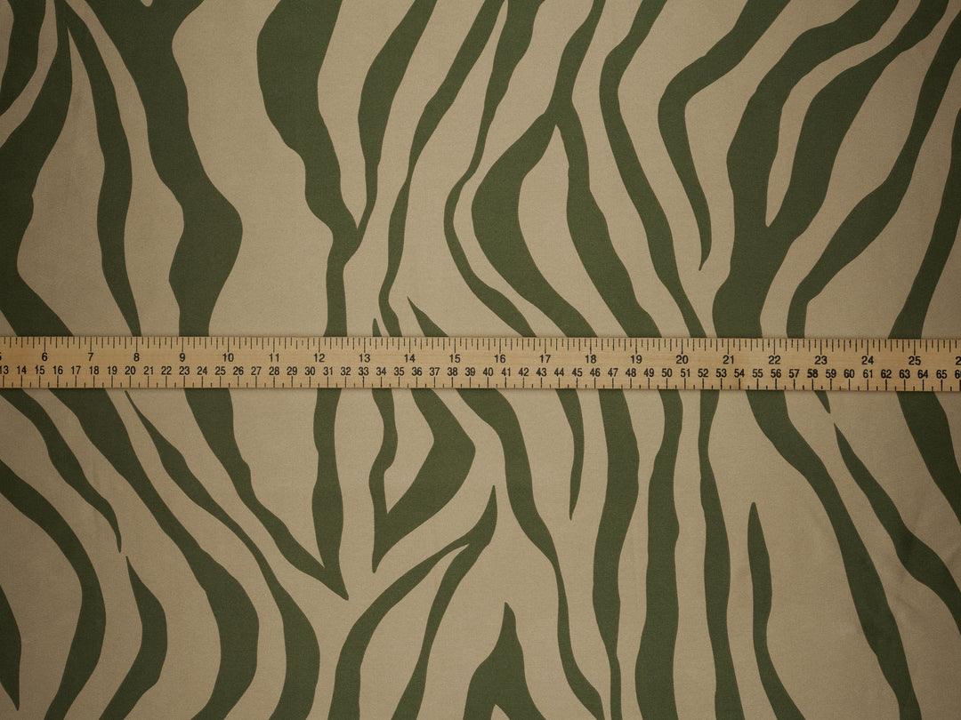 Animal Print - Faux silk Satin  charmeuse fabric by the yard