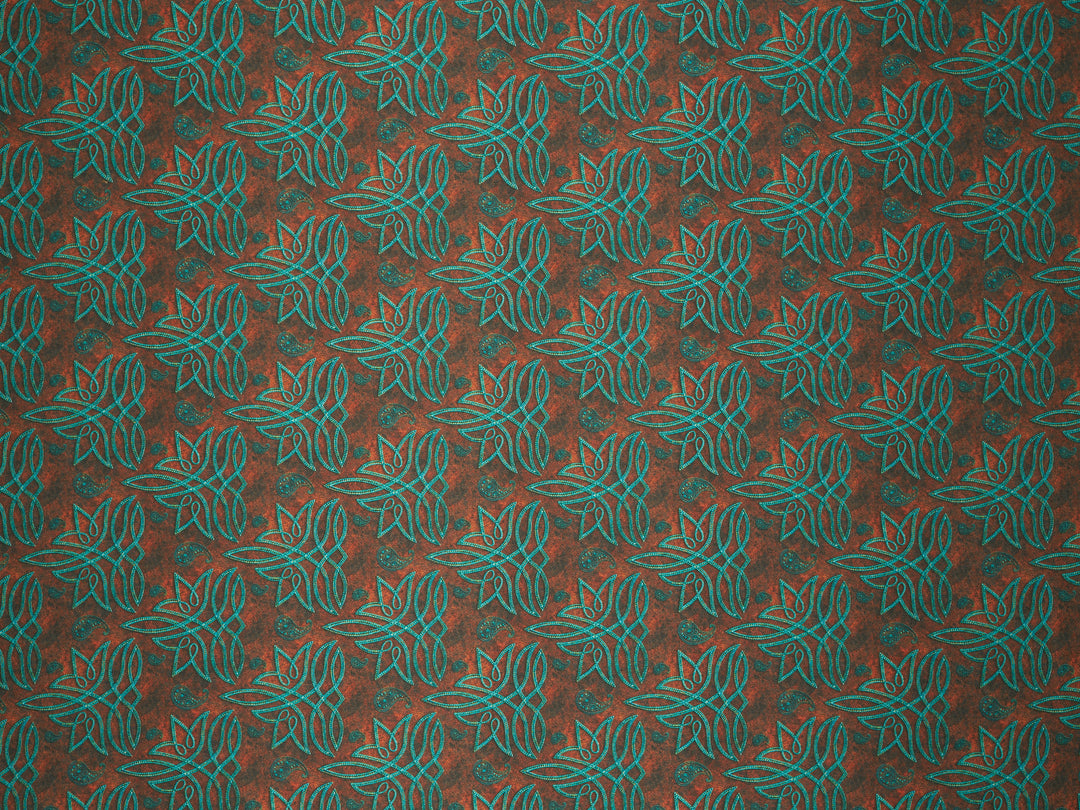 Leather Boot Stitching   - Silky Satin Charmeuse print - fabric by the yard -  double sublimation print