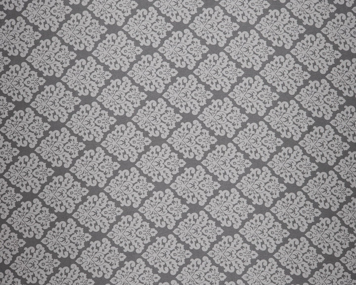 Gray and white geometric patterned fabric texture