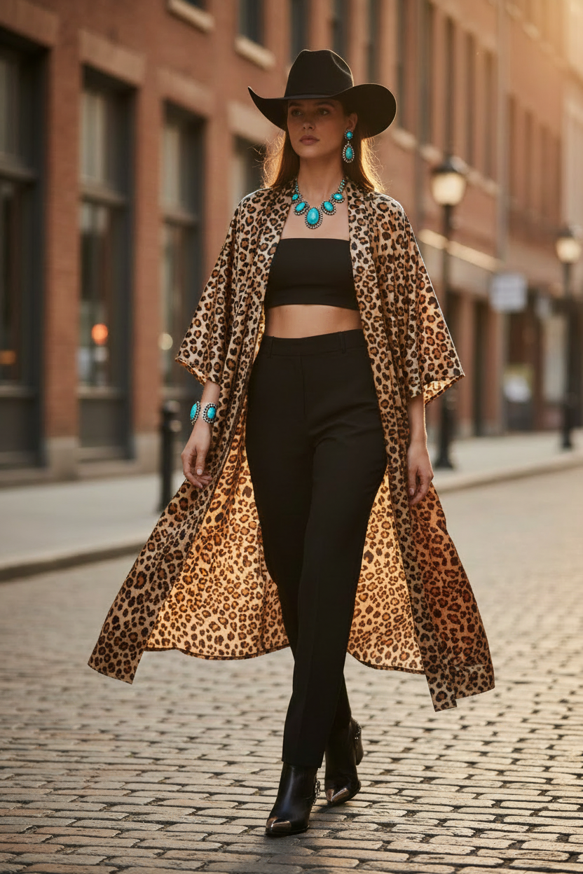 Gold Cheetah animal   print -  Luxury Faux silk Satin  charmeuse fabric by the yard