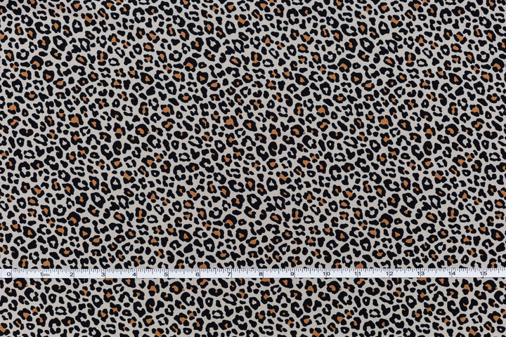Smokey white  and black  Cheetah animal   print -  Luxury silk Satin  charmeuse fabric by the yard