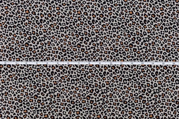Smokey white  and black  Cheetah animal   print -  Luxury silk Satin  charmeuse fabric by the yard