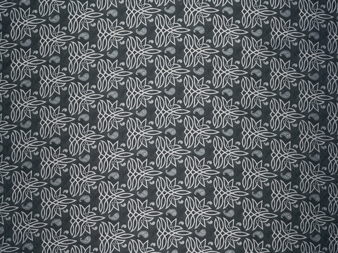 Leather Boot Stitching   - Silky Satin Charmeuse print - fabric by the yard -