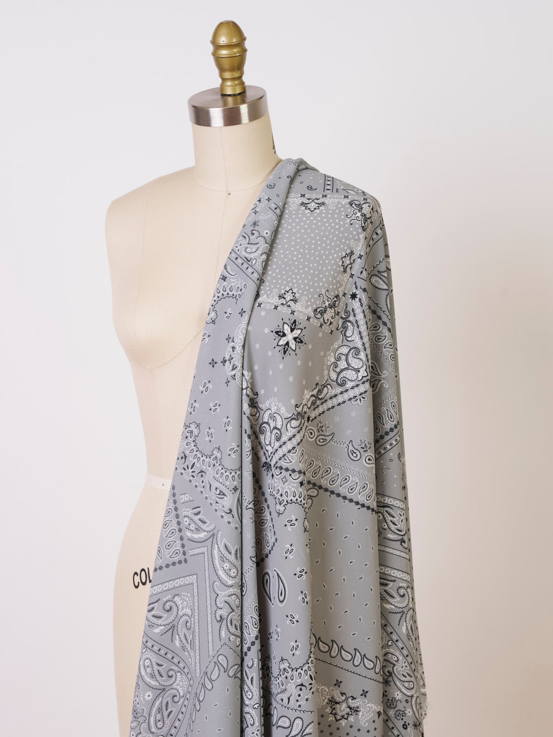 Bandana paisley  pattern - georgette  fabric by the yard