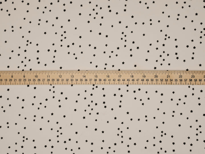 Tiny Stars print -  Woolpeach fabric by the yard - soft flowy fabric