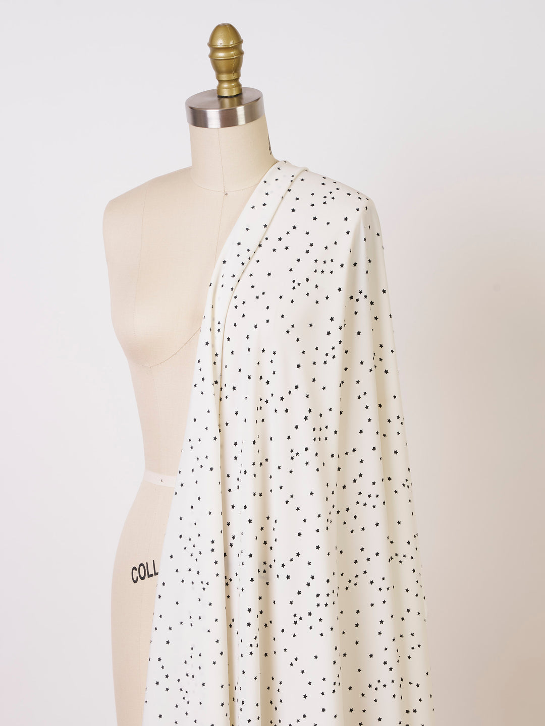 Tiny Stars print -  Woolpeach fabric by the yard - soft flowy fabric
