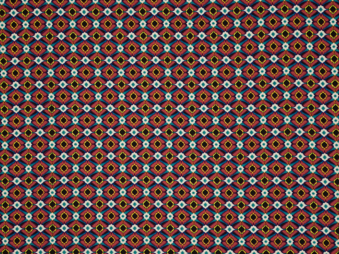 Small pattern diamond print  - Chiffon fabric by the yard