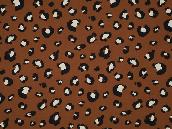 Animal   print -  Woolpeach fabric by the yard - soft flowy fabric