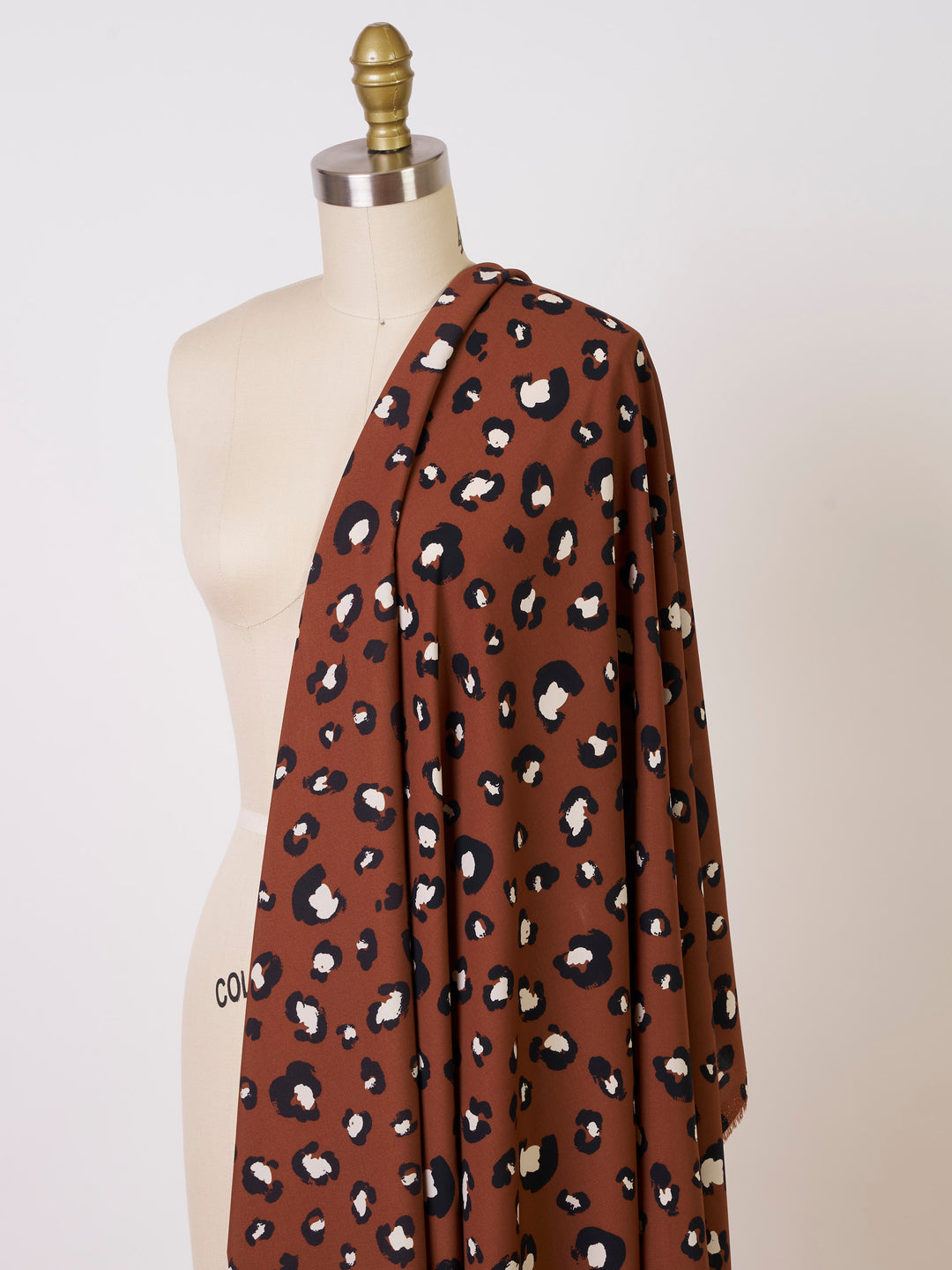 Animal   print -  Woolpeach fabric by the yard - soft flowy fabric