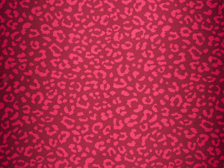 Cheetah print - Faux silk Satin  charmeuse fabric by the yard -