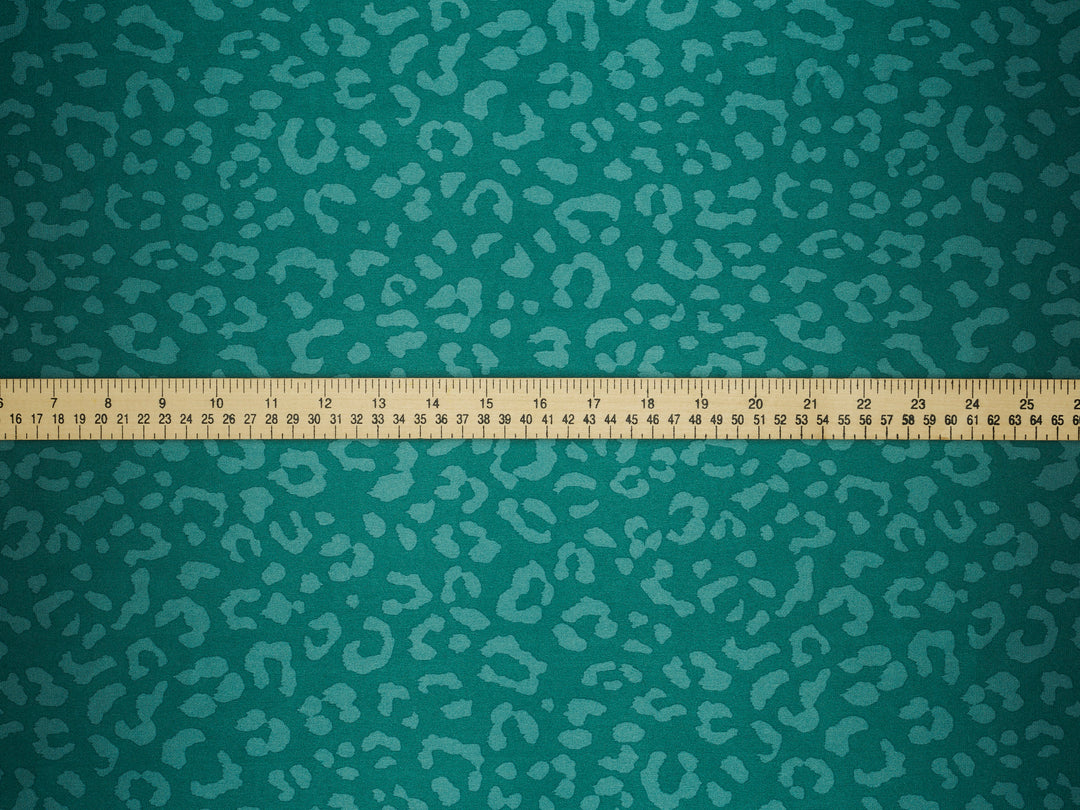 Cheetah print - Faux silk Satin  charmeuse fabric by the yard -