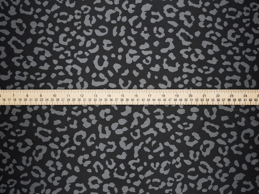 Cheetah print - Faux silk Satin  charmeuse fabric by the yard -