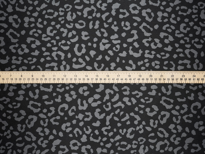 Cheetah print - Faux silk Satin  charmeuse fabric by the yard -