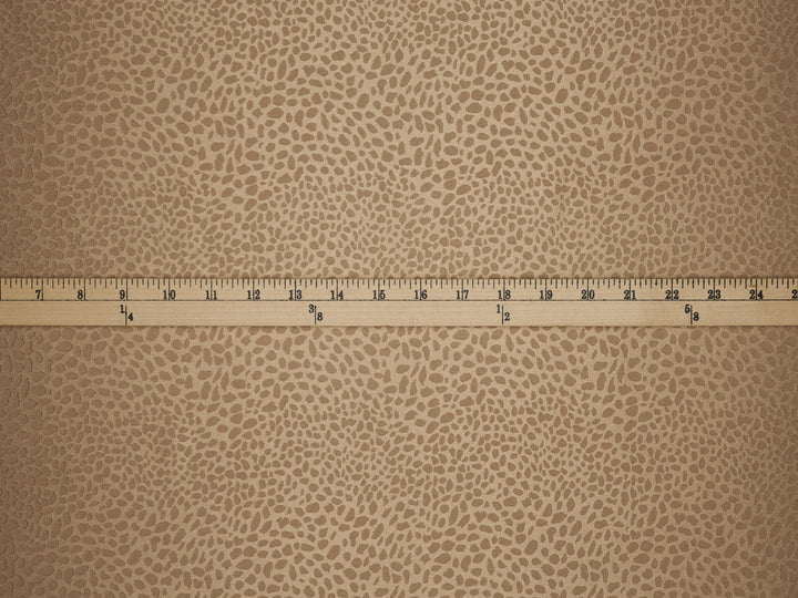 CHAMPAGNE SILKY JACQUARD SATIN fabric by the yard - small animal  jacquard pattern - lightweight flowy fabric