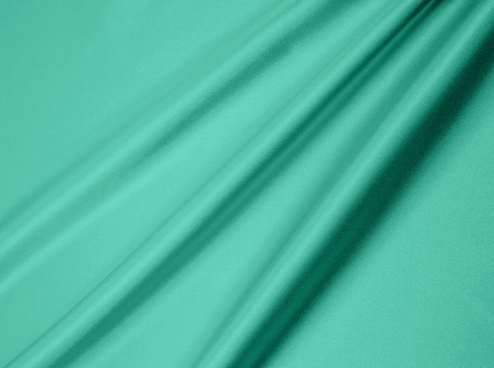 Charmeuse satin fabric by the yard -  Jade   solid