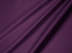 Charmeuse satin fabric by the yard -  Eggplant solid