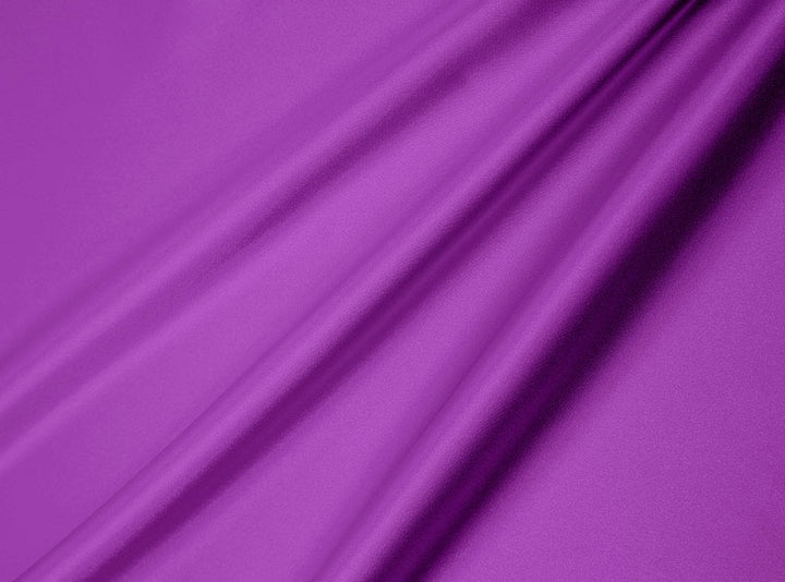 Charmeuse satin fabric by the yard - LA Lavender   solid