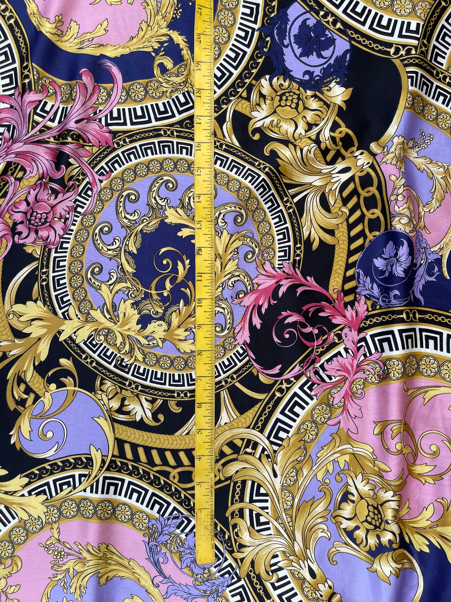 Silk versace fabric,  UK