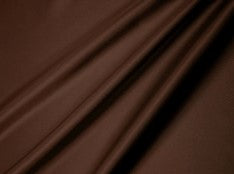 Charmeuse satin fabric by the yard -  Chocolate Brown solid