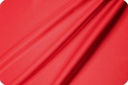 Charmeuse satin fabric by the yard -  Red solid