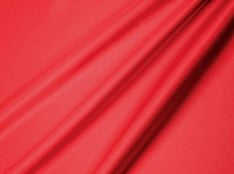 Charmeuse satin fabric by the yard -  Red solid