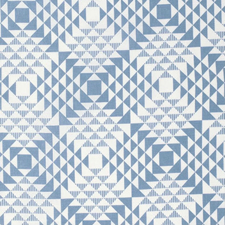 Cotton fabric by the yard - Joel Dewberry  Pyramids- Slate