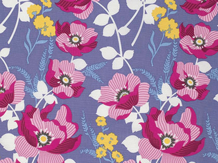 Cotton Quilting Fabric by the yard - Joel Dewberry  - Monarch - Fuchsia