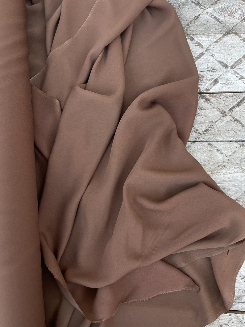 Silk Fabric by The Yard | Silk Crepe Fabric | MONSARFABRICS